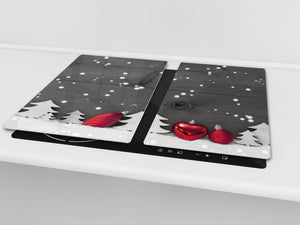 CUTTING BOARD and Cooktop Cover ;D20 Christmas Series: It's snowing