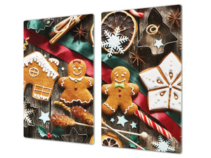CUTTING BOARD and Cooktop Cover ;D20 Christmas Series: Christmas gingerbreads