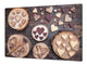Protège-plan de travail et planche à pâtisserie; Une série de gâteaux et de bonbons DD13: Cookies coeurs
