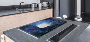Induction Cooktop Cover – Glass Worktop saver: Fantasy and fairy-tale series DD18 Sea of thoughts