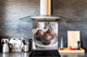 Glasrückwand mit atemberaubendem Aufdruck – Küchenwandpaneele aus gehärtetem Glas BS07 Serie Desserts:  Muffin Cupcake 3