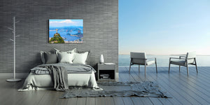 Glass Picture Toughened Wall Art  - Wall Art Glass Print Picture SART02 Cities Series: Christ Redeemer in Rio de Janeiro