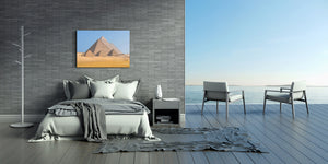 Glass Printed Picture - Wall Picture behind Tempered Glass SART01D Nature Series: The Pyramids in Giza