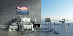 Glass Picture Toughened Wall Art  - Wall Art Glass Print Picture SART02 Cities Series: The skyline of Los Angeles