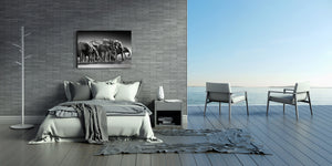 Glass Picture Wall Art - Picture on Glass SART03A Animals Series: Botswana safari