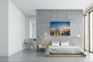 Glass Picture Toughened Wall Art  - Wall Art Glass Print Picture SART02 Cities Series: Business bay, Dubai