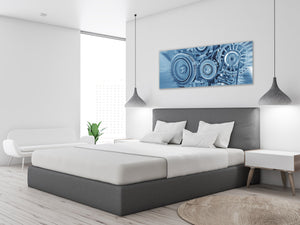 Glass Print Wall Art – Image on Glass 125 x 50 cm (≈ 50” x 20”) ; Design 6