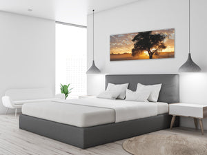 Glass Print Wall Art – Image on Glass 125 x 50 cm (≈ 50” x 20”) ; Landscape 5