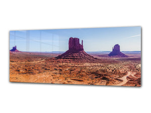 Glass Print Wall Art – Image on Glass 125 x 50 cm (≈ 50” x 20”) ; Landscape 3