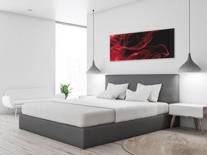 Modern Glass Picture 125x50 cm (49.21” x 19.69”) – Abstract Art. 3