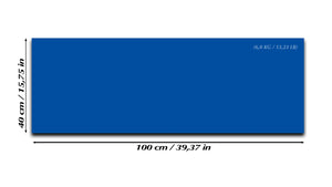 Pizarra magnética de cristal – Pizarra de cristal de borrado en seco :azul oscuro